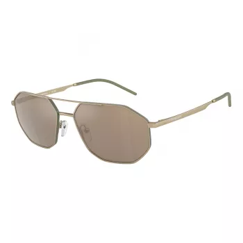 EMPORIO ARMANI EA2147-30025A Päikeseprillid Matt Must Hall Ristkülik Meeste