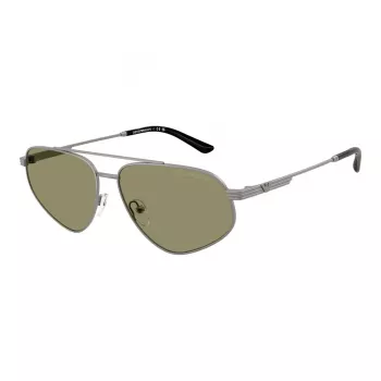 EMPORIO ARMANI EA2156-30032A Meeste Päikeseprillid - Matt Must Raam, Hall Gradient Lääts, 59mm