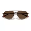 EMPORIO ARMANI EA2156-300673 Meeste Päikeseprillid, Matt Must, Tumehallid Läätsed, 59 mm