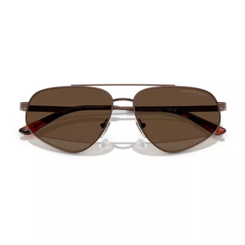 EMPORIO ARMANI EA2156-300673 Meeste Päikeseprillid, Matt Must, Tumehallid Läätsed, 59 mm