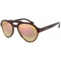 EMPORIO ARMANI EA4128F57494Z Meeste ristkülikukujulised päikeseprillid, matt must raam, hall lääts, 54/21/140 mm