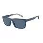 EMPORIO ARMANI EA4219-576380 Meeste ristkülikukujulised päikeseprillid - matt must raam, hallid läätsed, 57 mm