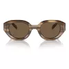 EMPORIO ARMANI EA4230U614973 Ristkülikukujulised päikeseprillid Matt Must Tumehall 48mm