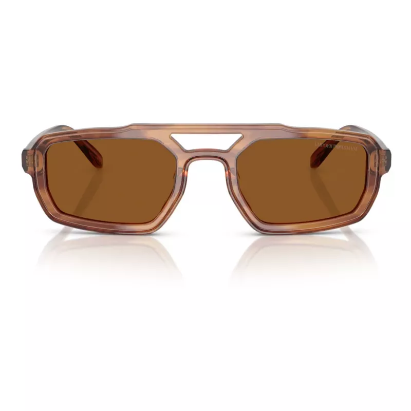 EMPORIO ARMANI EA4240U620373 Meeste Päikeseprillid - Matt Must Raam, Tumehall Lääts, 53mm