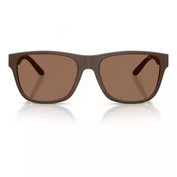 EMPORIO ARMANI EA4243-624373 meeste päikeseprillid, triibuline Havana