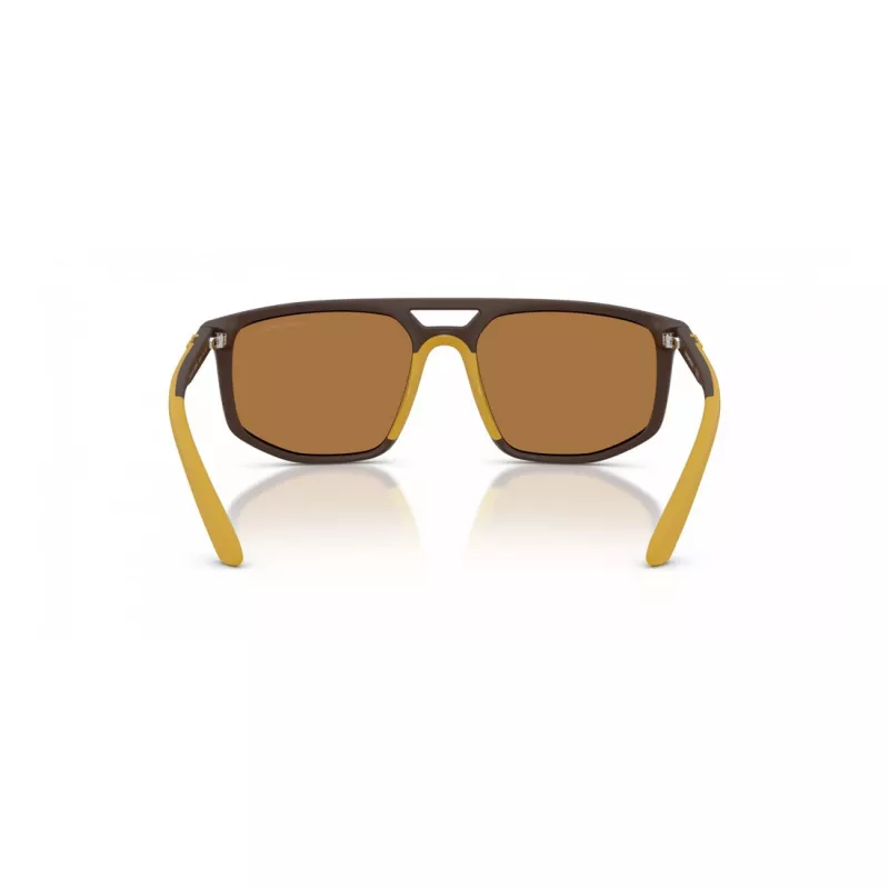 EMPORIO ARMANI EA4248U62586H Meeste Päikeseprillid Matt Must Hall Peegel Hõbe 58mm