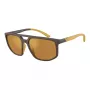EMPORIO ARMANI EA4248U62586H Meeste Päikeseprillid Matt Must Hall Peegel Hõbe 58mm