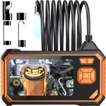 Endoskoopkaamera ekraaniga Bigstren 4.3 inch IPS LCD 1080P 8mm sond 5m kaabel IP67 2600mAh
