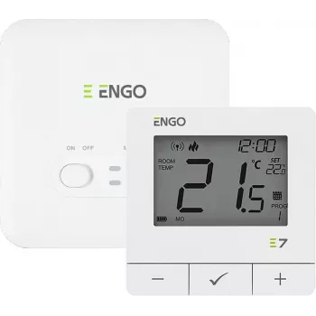 ENGO Controls E7-RFW Juhtmevaba Termostaat, Valge