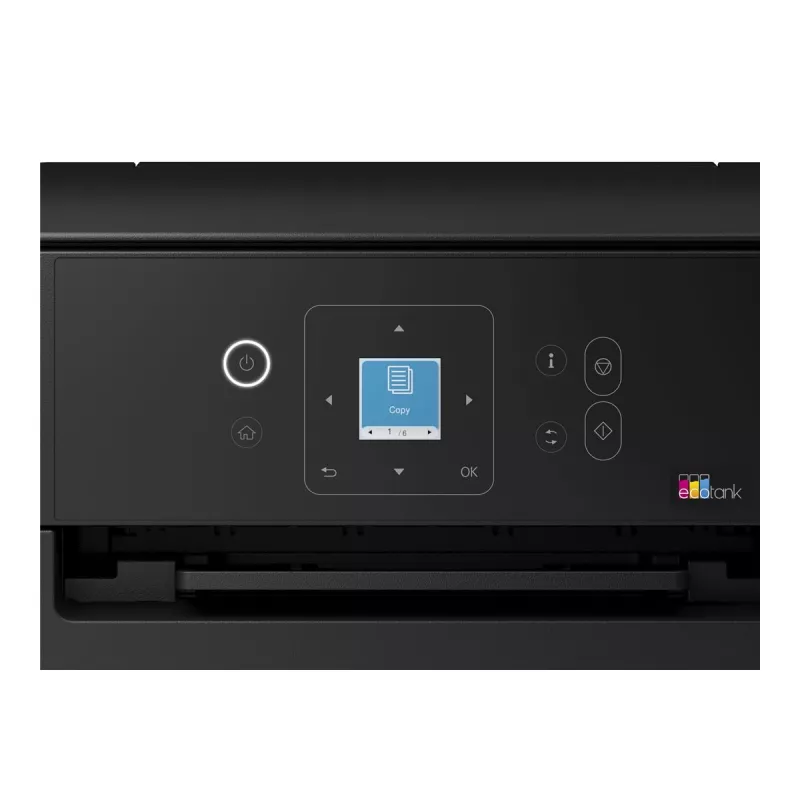Epson EcoTank ET-2922 Värviline tindiprinter mitmeotstarbeline printer - A4/Legal - Prindi, koopia, skaneeri - Wi-Fi, USB - Must