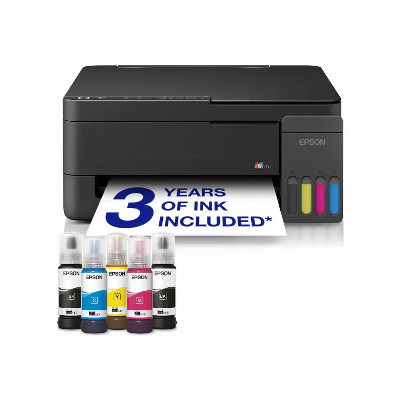 Epson EcoTank L3350 tindiprinter multifunktsionaalne värviprinter A4 Wi-Fi must