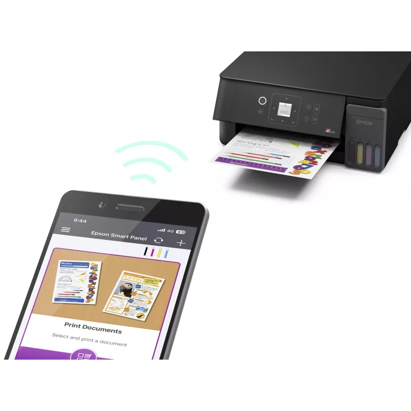Epson EcoTank L3360 tindiprinter multifunktsionaalne printer (A4, Wi-Fi, must)