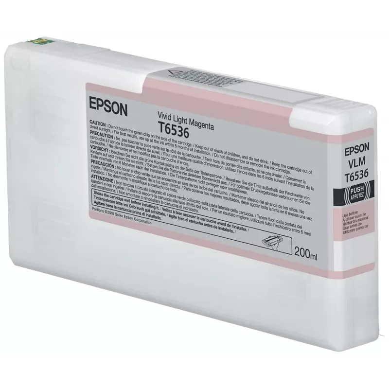 Epson T653600 UltraChrome HDR helesinise magenta tindikassett 200ml