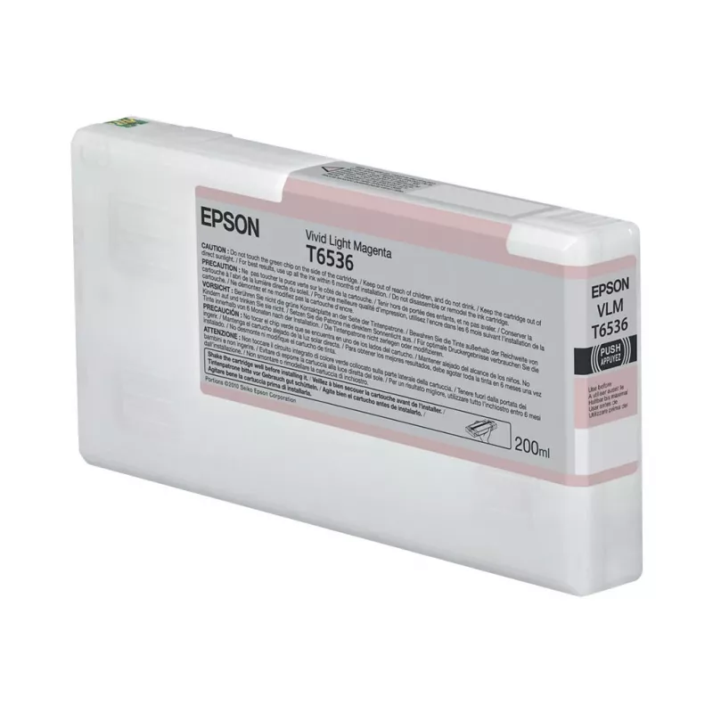 Epson T653600 UltraChrome HDR helesinise magenta tindikassett 200ml