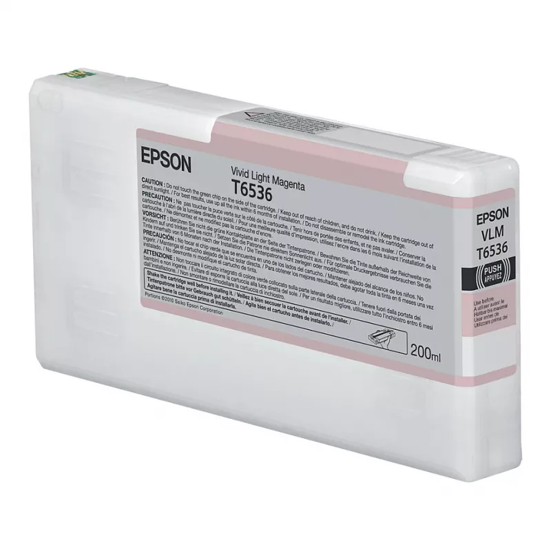 Epson T653600 UltraChrome HDR helesinise magenta tindikassett 200ml