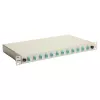 Equip 12-pordiline fiiberoptiline splaisskarp, LC Duplex, OM3, 1U, varustatud, hall