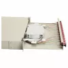 Equip 12-pordiline fiiberoptiline splaissikarp, LC Duplex, OM4, 1U, varustatud, hall