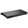 Equip 19 inch 1U Fiber Optic Space Box without Panel, Steel Black