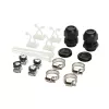 EQUIP 19 inch Fiiberoptiline ruumikarp, 1U, teras, roheline, ilma paneelita