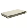 EQUIP 19 inch Fiiberoptiline ruumikarp, 1U, teras, roheline, ilma paneelita