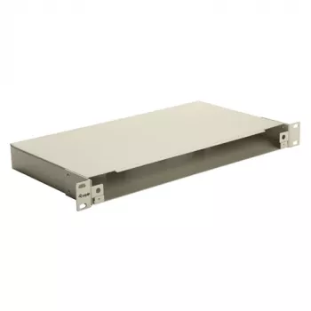 EQUIP 19 inch Fiiberoptiline ruumikarp, 1U, teras, roheline, ilma paneelita