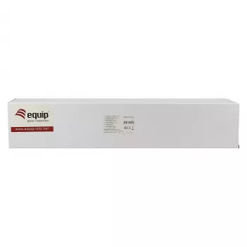 Equip 19-tolline kaablihalduspaneel 5 plastikrõngaga, teras, 1U, RAL7035