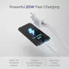 Equip 2-pordine USB-C PD3.0/USB-A GaN seinilaadija 20W valge