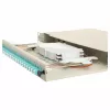 Equip 24-pordiline fiiberoptiline jätkukarp, LC Duplex, OM3, 1U, varustatud, hall