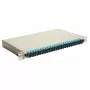 Equip 24-pordiline fiiberoptiline jätkukarp, SC Duplex, OM3, 1U, täisvarustuses, hall