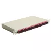 Equip 24-pordine SC Duplex OM4 fiiberoptiline splaissikarp 1U rackmount, varustatud, hall