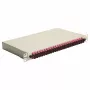 Equip 24-pordine SC Duplex OM4 fiiberoptiline splaissikarp 1U rackmount, varustatud, hall