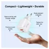Equip 245526 2-pordiline USB-C PD3.0 / USB-A GaN 20W seinilaadija, valge