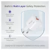 Equip 245526 2-pordiline USB-C PD3.0 / USB-A GaN 20W seinilaadija, valge