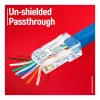 Equip Cat.6A RJ45 varjestatud tööriistavaba kohapeal termineeritav pistik (100 tk pakk)