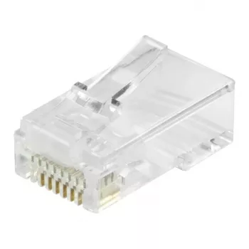 Equip Cat.6A RJ45 varjestatud tööriistavaba kohapeal termineeritav pistik (100 tk pakk)
