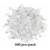 Equip Cat6 RJ45 UTP varjestamata pistikukomplekt (100 tk) - läbipaistev
