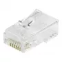 Equip Cat6 RJ45 UTP varjestamata pistikukomplekt (100 tk) - läbipaistev