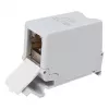 Equip Cat6A Varjestatud Keystone Ühendus 1xRJ45 DIN-liist Hall