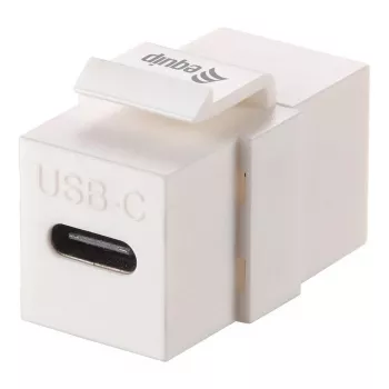 Equip Keystone ühendusmoodul USB 3.2 Gen 2 USB-C kuni USB-C emane-emane, valge
