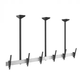 Equip Pro kolmekordne monitori laekinnitus 45-50" ekraanidele, 50 kg, must/hõbedane 650374