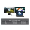 EQUIP USB-C 4-in-1 Dual-HDMI adapter 100W PD, 4K MST, Alumiinium