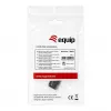 Equip USB-C keystone ühendusmuhv, USB 3.2 Gen 2, USB-C emane-emanele, must
