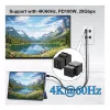 Equip USB-C keystone ühendusmuhv, USB 3.2 Gen 2, USB-C emane-emanele, must