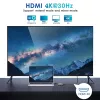 EQUIP USB-C Multiport Adapter with 2x HDMI, RJ45, 2x USB-A, USB-C PD 100W, Grey