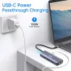 EQUIP USB-C Multiport Adapter with 2x HDMI, RJ45, 2x USB-A, USB-C PD 100W, Grey