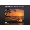 EQUIP USB-C kuni C aktiivne optiline kaabel 7,5m 8K 60Hz PD 60W 10Gbps must