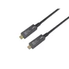EQUIP USB-C kuni C aktiivne optiline kaabel 7,5m 8K 60Hz PD 60W 10Gbps must