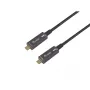 EQUIP USB-C kuni C aktiivne optiline kaabel 7,5m 8K 60Hz PD 60W 10Gbps must