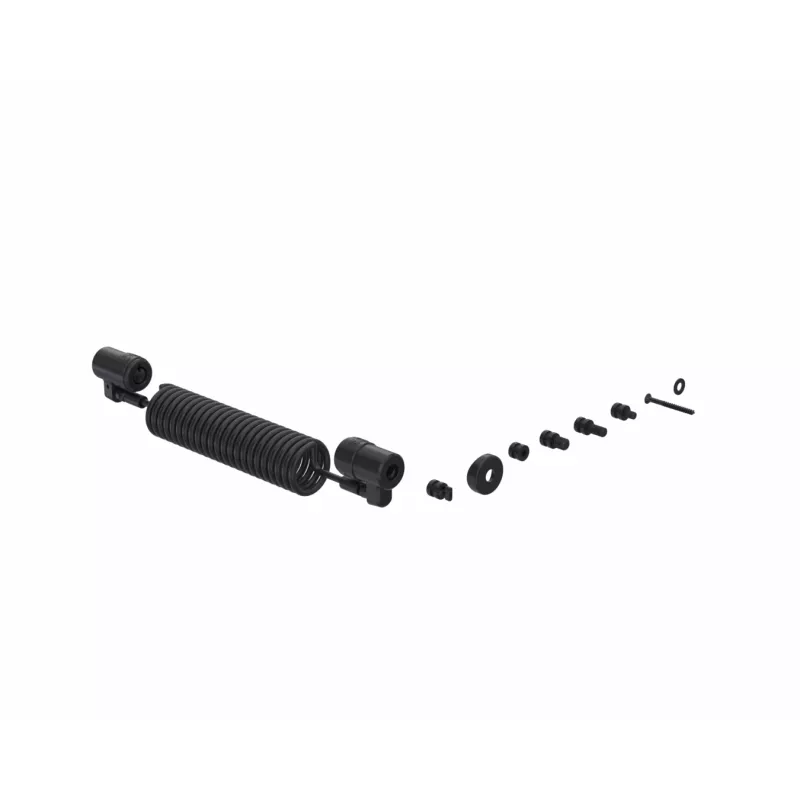 Ergonomic Solutions ClickSafe Dual Lock Security Cable Lock - Must/Hõbe