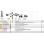 Ergonomic Solutions HMSHOST-INT5-02 Swingarm AP2 printeri kinnituskomplekt kaabliklambriga SP2, lukustusrõngaga ja printeriplaadiga Epson TM-P1200 jaoks, must